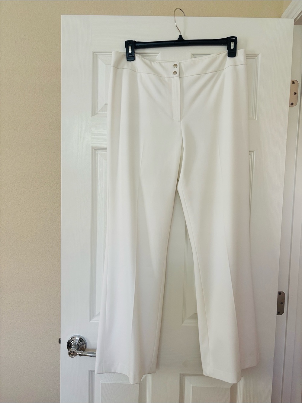 Jones New York White Wide-Leg Dress Pants - Picture 6 of 17